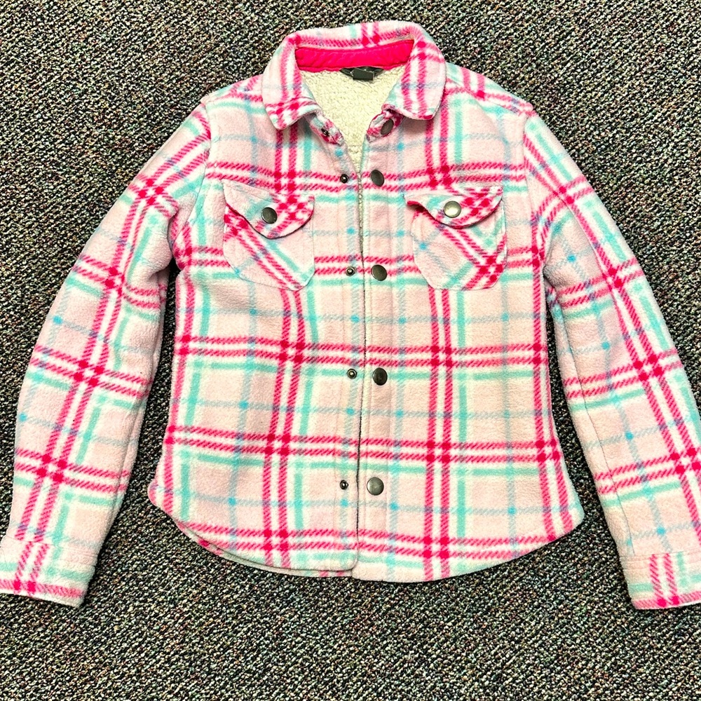 Girls Eddie Bauer Faux Shearling Shacket